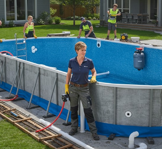 pool building and installation