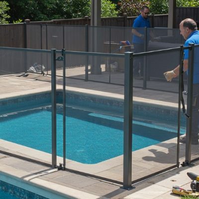 Proven Life Saver and Removable Pool Fence Installation